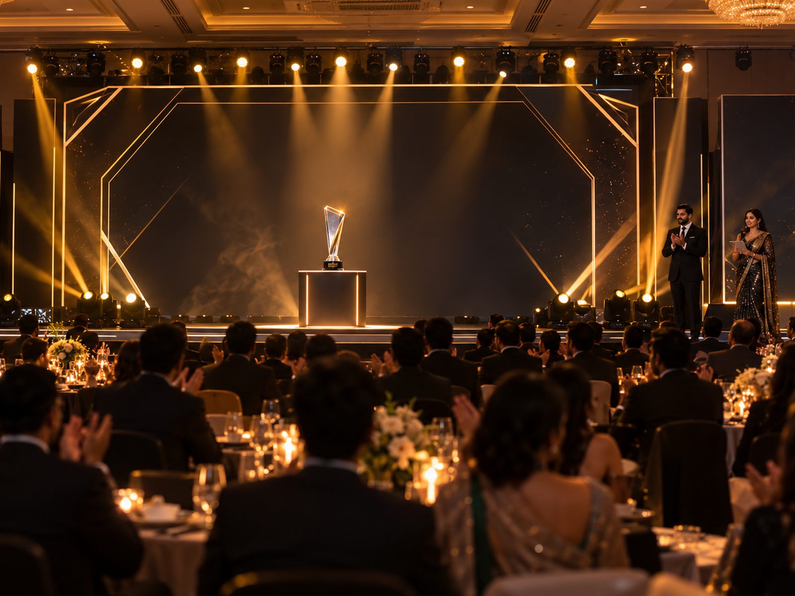 Awards night stage