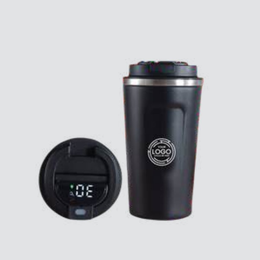 Vacuum Insulated Coffee Mug with Temperature Display — Business Essentials by Minkaa Moments