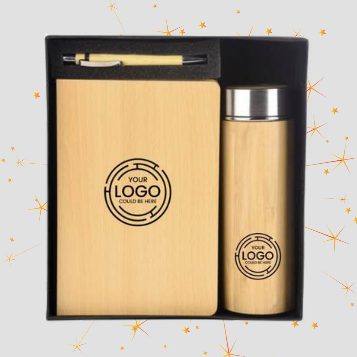 Basic Wooden Gift Set – 3-in-1 — Executive Gifting by Minkaa Moments