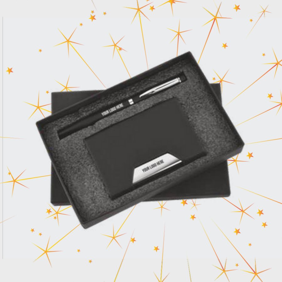 Cardholder & Pen Gift Set — Executive Gifting by Minkaa Moments