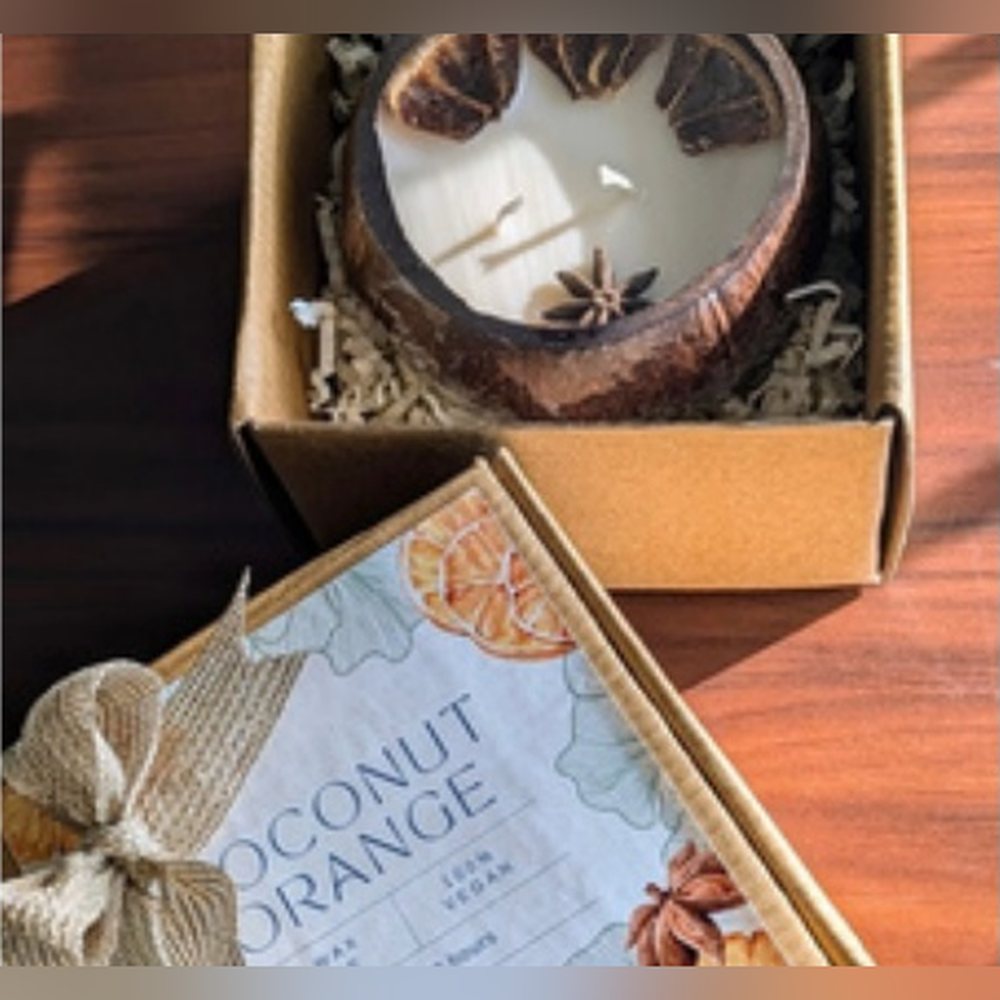 Coconut Candle Hamper — Sustainable Range by Minkaa Moments