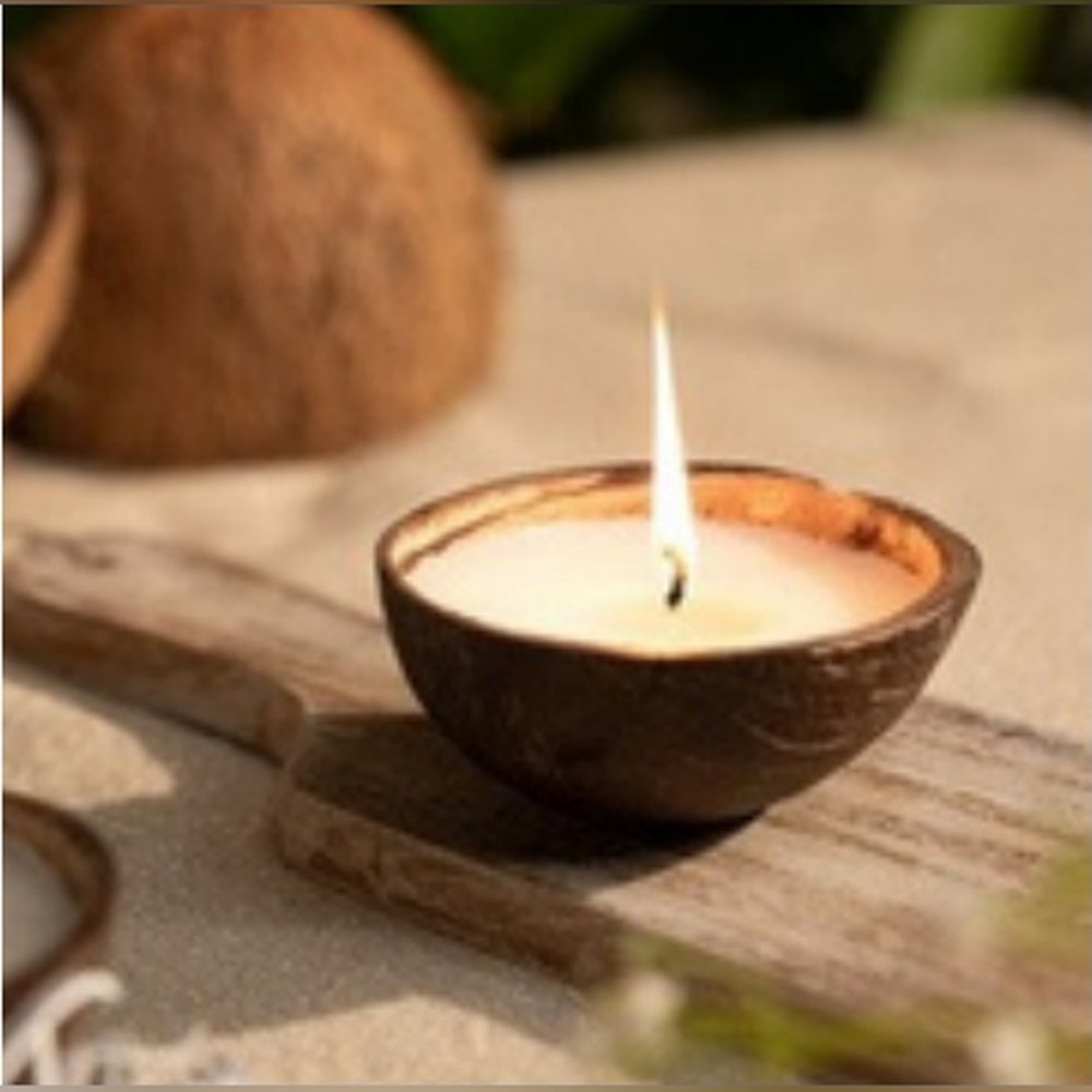 Coconut Candle — Sustainable Range by Minkaa Moments