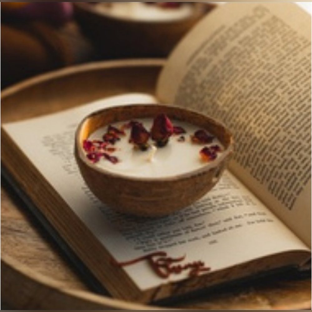 Rose Candle — Sustainable Range by Minkaa Moments