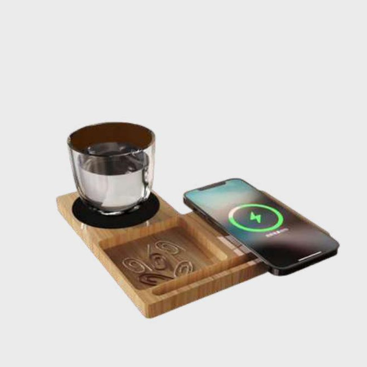 3-in-1 Wireless Charger with Cup Warmer — Tech & Utility by Minkaa Moments
