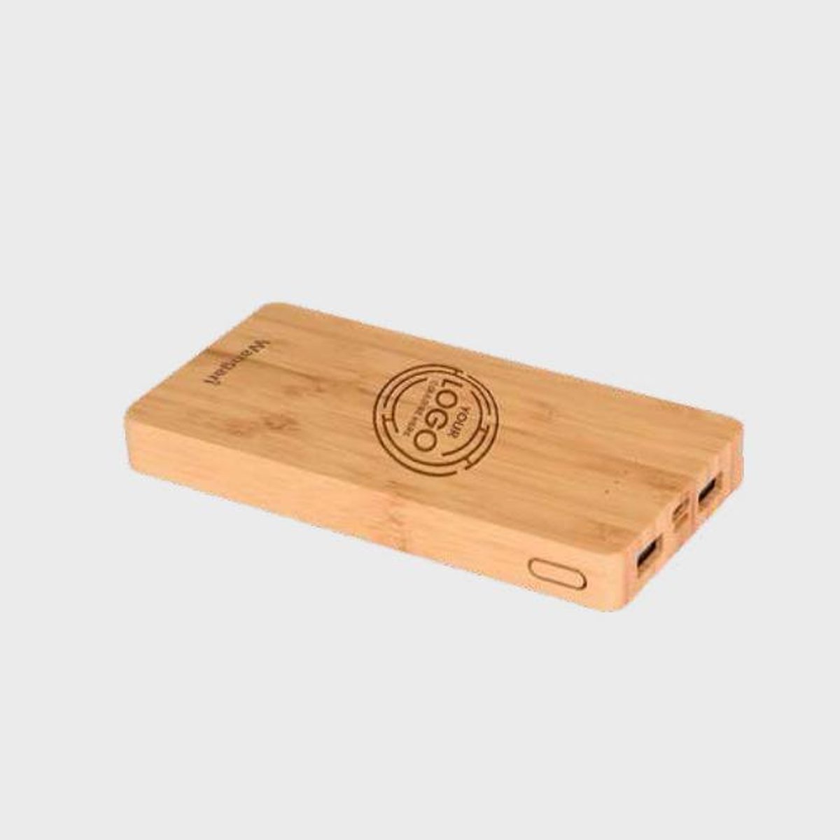 Bamboo Wood 10000mAh Power Bank — Tech & Utility by Minkaa Moments