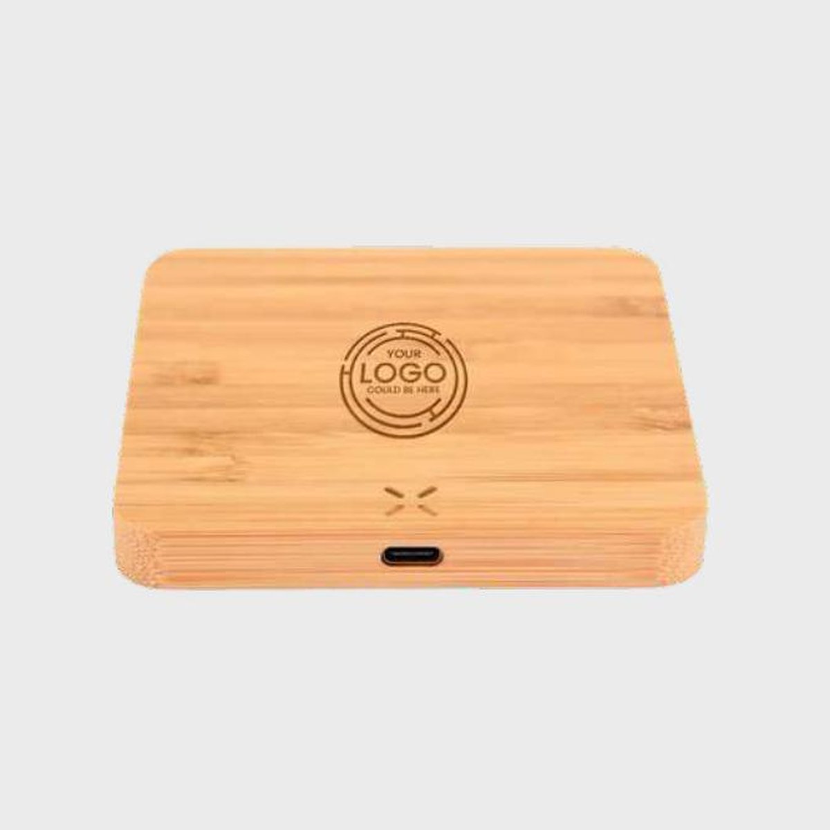 Pine 15W Bamboo Wireless Charger with USB Hub — Tech & Utility by Minkaa Moments
